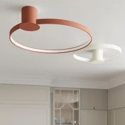 Plafon RIO 78 ochra czerwona LED 3000K (TH.412) - Thoro Lighting