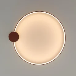 Plafon RIO 78 ochra czerwona LED 3000K (TH.412) - Thoro Lighting