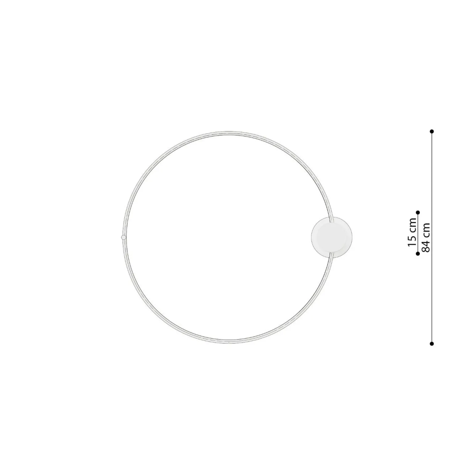 Plafon RIO 78 zielony oliwkowy LED 4000K (TH.393) - Thoro Lighting