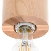 Plafon SALGADO naturalne drewno (SL.0672) - Sollux