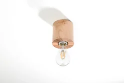 Plafon SALGADO naturalne drewno (SL.0672) - Sollux