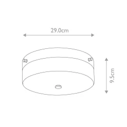 Plafon Tamar (TAMAR-F-L-PG) - Elstead Lighting
