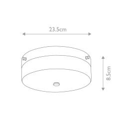 Plafon Tamar (TAMAR-F-M-PC) - Elstead Lighting