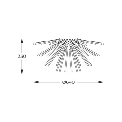 PLAFON URCHIN (C0491-06B-F7DY) Zuma Line