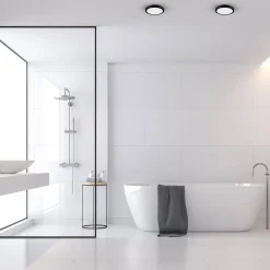 Plafon Vera 12W 4000K Czarny IP65 (EKP0469) - Eko-Light