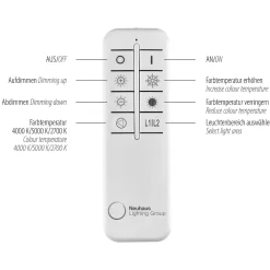 Plafon VERTIGO ceiling light black body (14384-18) - Paul Neuhaus