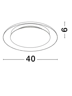 Plafon wewnętrzny CAPINOTA (LE44803) - Luces Exclusivas