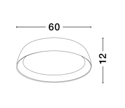 Plafon wewnętrzny CARACOLLO (LE44809) - Luces Exclusivas