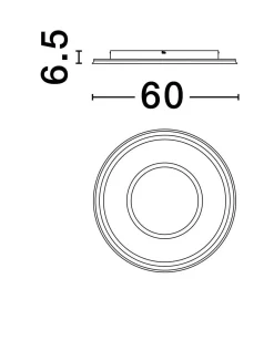 Plafon wewnętrzny HARDEMAN (LE44675) - Luces Exclusivas