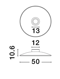 Plafon wewnętrzny HUANUCO (LE44837) - Luces Exclusivas