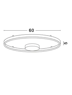 Plafon wewnętrzny SULLANA (LE44872) - Luces Exclusivas