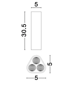 Plafon wewnętrzny TACHIRA (LE44914) - Luces Exclusivas