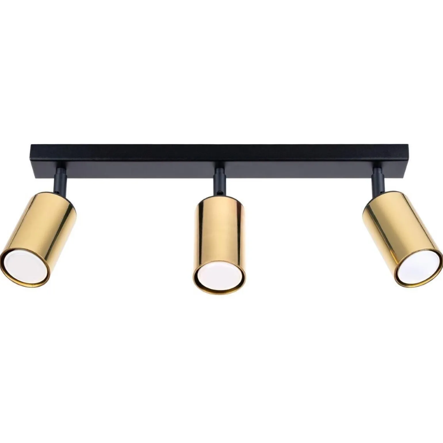 Plafon WINX 3 czarny/złoty (SL.1384) - Sollux Lighting