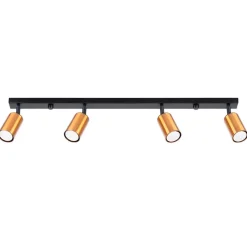 Plafon WINX 4L czarny/miedź (SL.1379) - Sollux Lighting