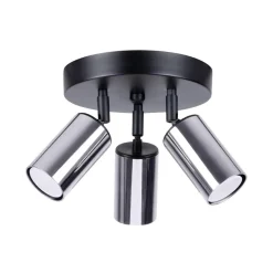 Plafon WINX 3P czarny/chrom (SL.1369) - Sollux Lighting