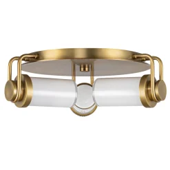 Plafon Wynwood - 3 źródła światła - Vintage mosiądz (QN-WYNWOOD-F-VBS) - Quintiesse