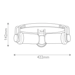 Plafon Wynwood - 3 źródła światła - Miejski brąz (QN-WYNWOOD-F-UBZ) - Quintiesse
