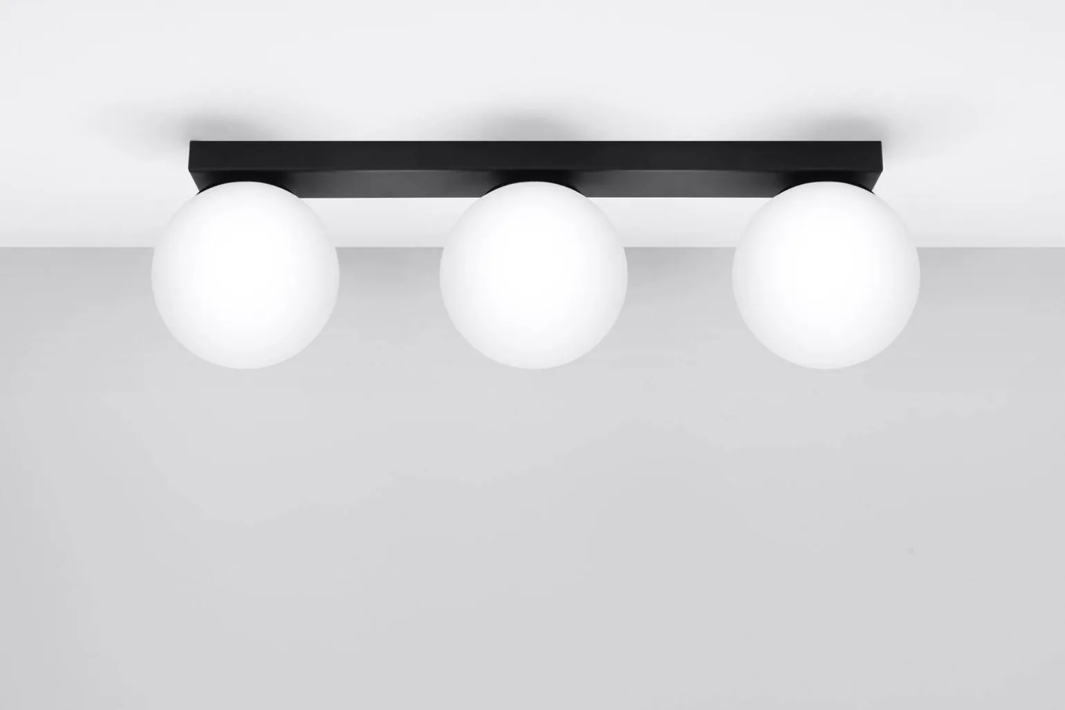 Plafon YOLI 3 czarny (SL.1153) - Sollux