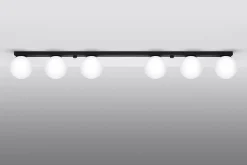 Plafon YOLI 6 czarny (SL.1155) - Sollux