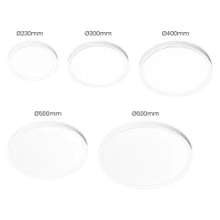 Plafon z regulowaną barwą światła MAQ 32W 3CCT Biały (ML1662) - Milagro