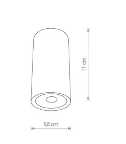PLAFON ZEWNĘTRZNY EDESA LED WHITE | BIAŁY S (9111) - Nowodvorski