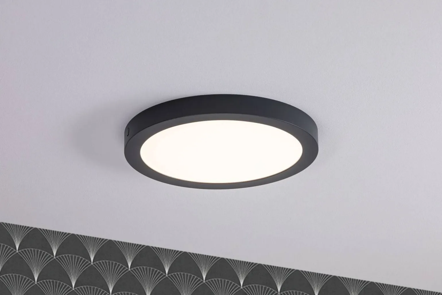 Plafoniera ABIA LED 22W 2200lm okragła 300mm 2700K IP20 230V ciemnoszary / tworzywo sztuczne (PL70988) - PAULMANN