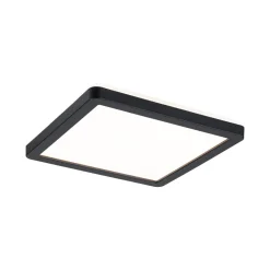 Plafoniera ATRIA SHINE LED Backlight 11.2W 900lm 190x190mm 3000K 230V czarny matowy / tworzywo sztuczne (PL71000) - PAULMANN