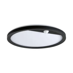 Plafoniera LAMINA LED 14.5W okrągła PIR 3000K IP44 230V czarny / tworzywo sztuczne (PL94664) - PAULMANN