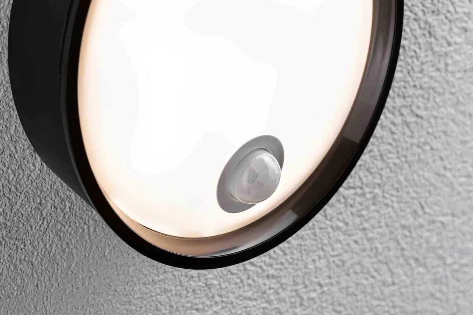 Plafoniera PLATOMO LED 14.5W 1200lm DIM + zmierzchu 180mm okrągła IP44 3000K 230V czarny / tworzywo sztuczne (PL94698) - PAULMANN