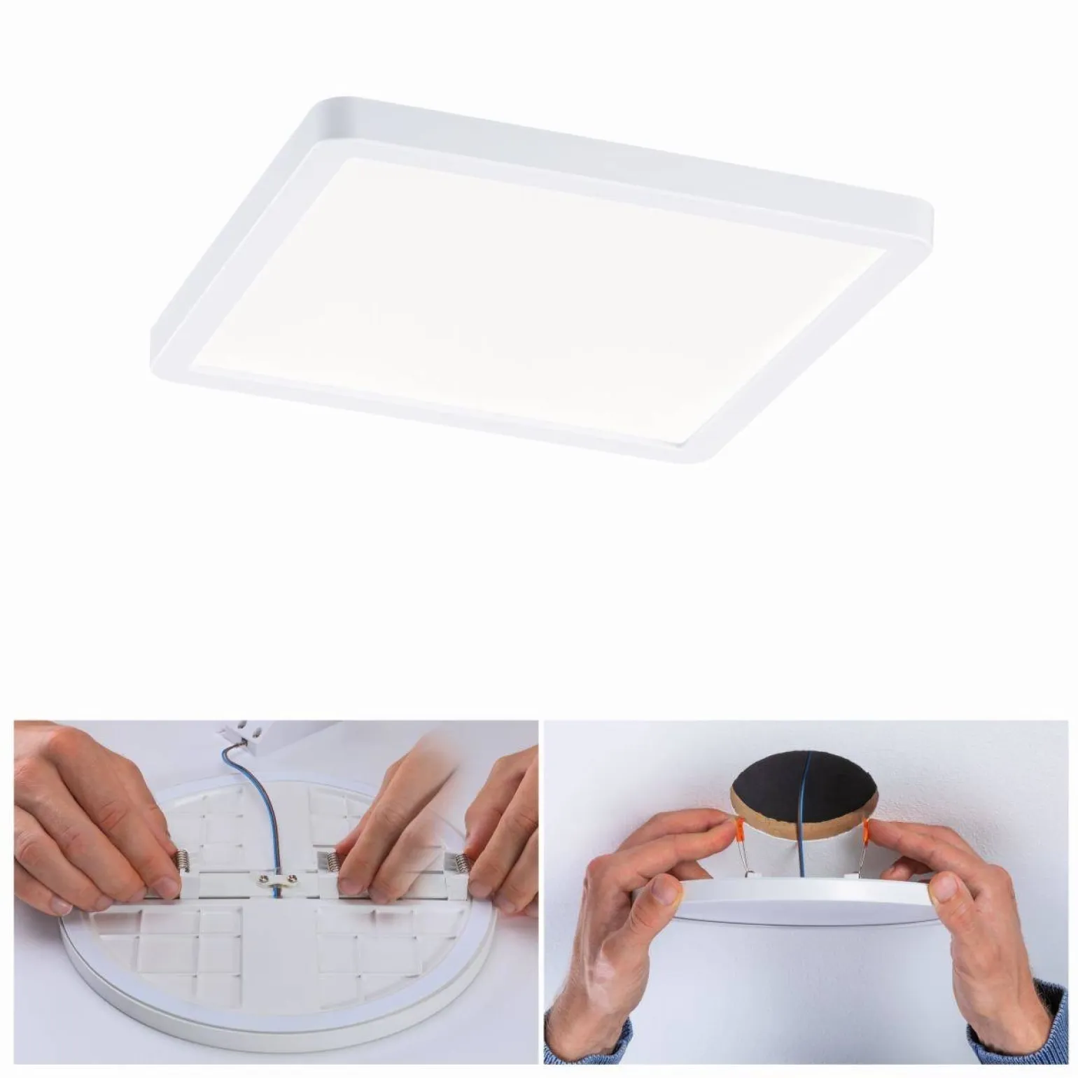 Plafoniera VariFit AREO LED DIM 13W 1200lm 4000K 175x175mm IP44 230V biały matowy / tworzywo sztuczne (PL93059) - PAULMANN