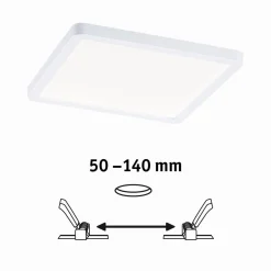 Plafoniera VariFit AREO LED DIM 13W 1200lm 4000K 175x175mm IP44 230V biały matowy / tworzywo sztuczne (PL93059) - PAULMANN