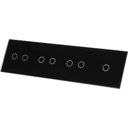 Poczwórny czarny panel szklany (701222-62) LIVOLO