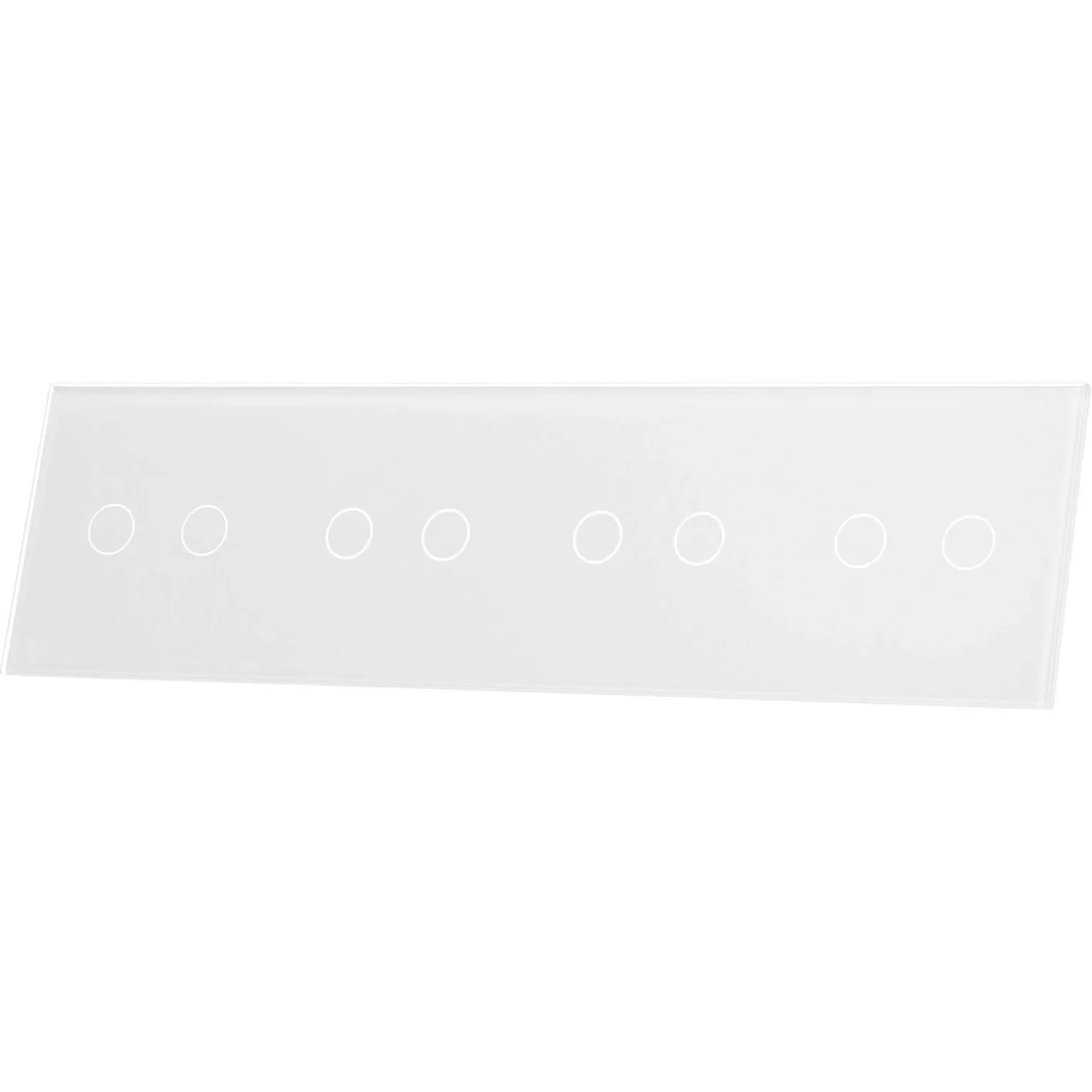 Poczwórny osimiokrotny biały panel szklany (702222-61) LIVOLO