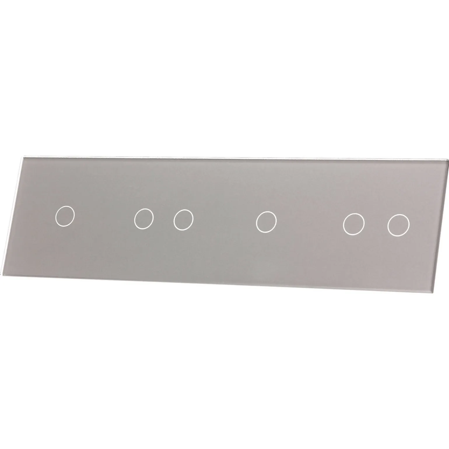 Poczwórny srebrny panel szklany (701212-64) LIVOLO