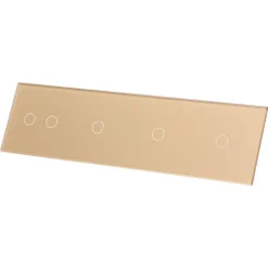 Poczwórny złoty panel szklany (701112-63) LIVOLO