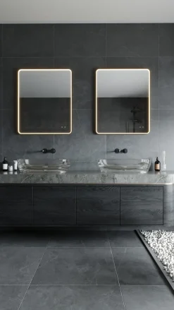 Podświetlane,ściemnialne lustro MAXLIGHT W0385 MIRROR PROSTOKĄT 76x91cm
