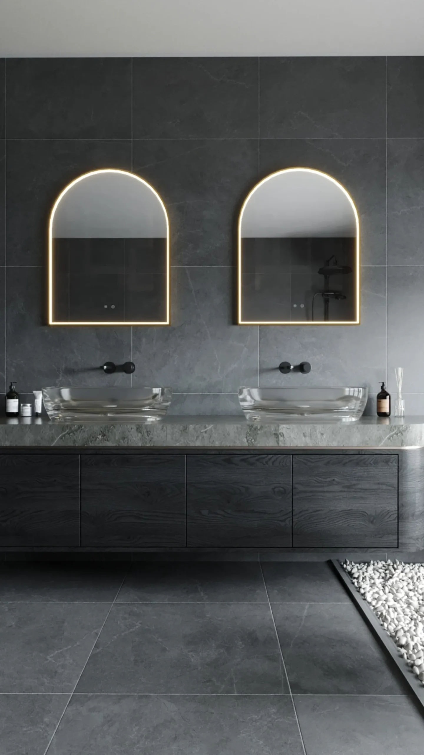 Podświetlane,ściemnialne lustro MAXLIGHT W0386 MIRROR 70x90 cm