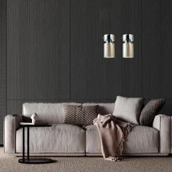 Podwójna lampa wisząca Nivio dymna 2xE27 (LP-2811/2L AM) - Light Prestige