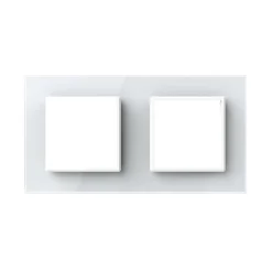 Podwójna ramka szklana w kolorze Niebieskim (GPF-2-69) LIVOLO