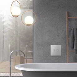 Podwójny biały panel szklany (702-61) LIVOLO