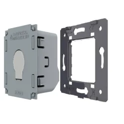 Podwójny dotykowy panel szklany w kolorze Różowym 2+1 (VL-C7012-67) LIVOLO