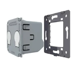 Podwójny dotykowy panel szklany w kolorze Białym 2+1 (VL-C7012-61) LIVOLO