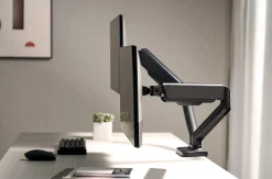 Podwójny uchwyt do mocowania monitora, z funkcją full motion, z gazową sprężyną M2 Pro (LV0664) - LVN SYSTEM