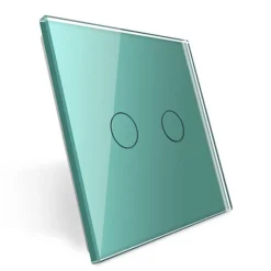 Podwójny zielony panel szklany (702-68) LIVOLO