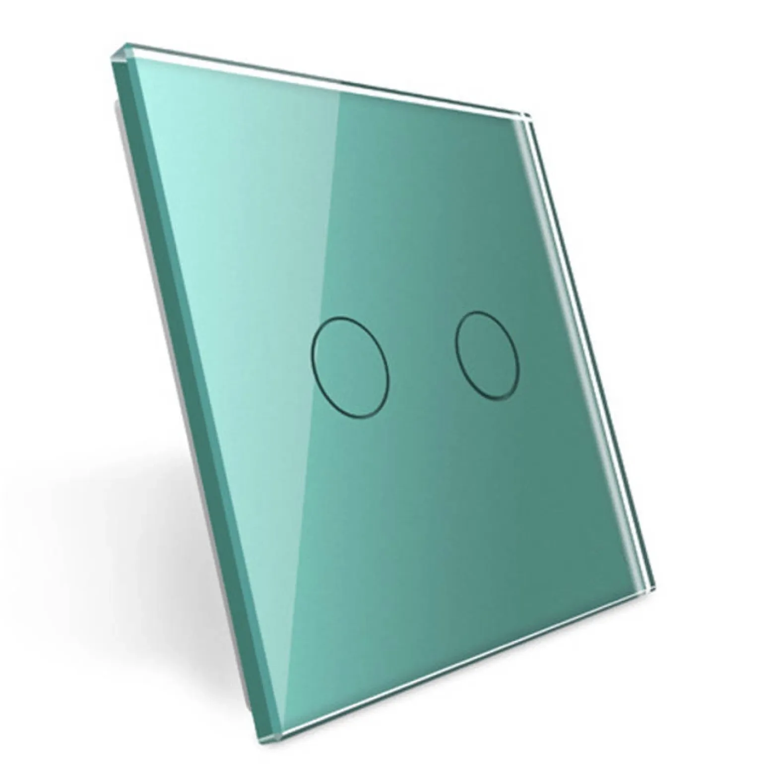 Podwójny zielony panel szklany (702-68) LIVOLO