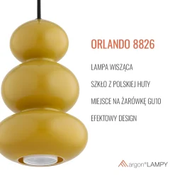 Pojedyncza lampa wisząca ORLANDO (8826) - Argon