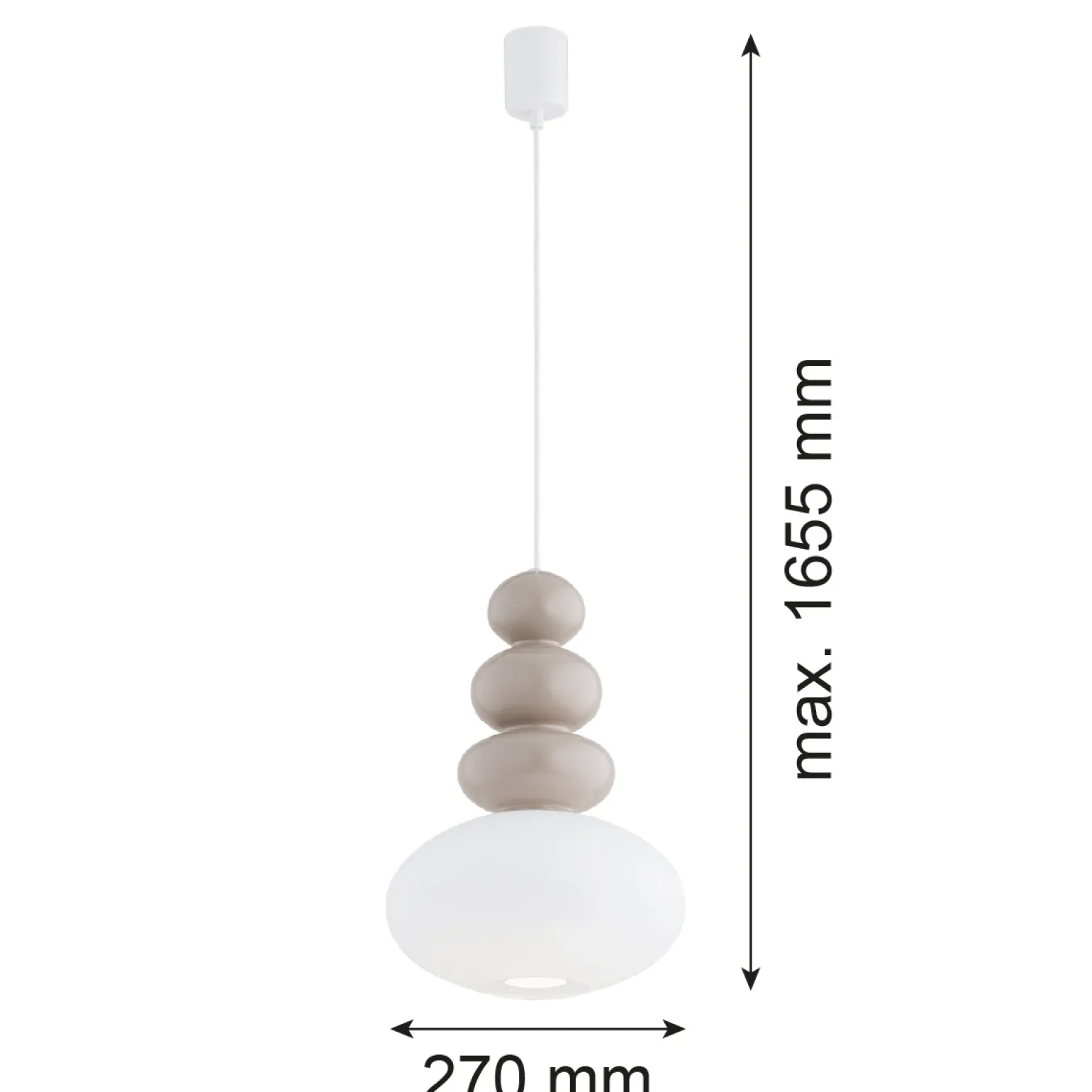 Pojedyncza lampa wisząca DIEGO (8819) - Argon