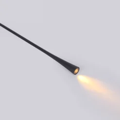 Pojedyncza Lampa Wisząca Elysia 1xLED czarna (PL0121-BK) - Yaskr