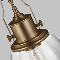 Pojedyncza lampa wisząca Hobson (FE-HOBSON-P-M-AB) - Elstead Lighting