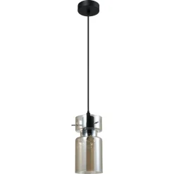 Pojedyncza lampa wisząca Nivio dymna 1xE27 (LP-2811/1P AM) - Light Prestige
